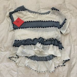 Striped SHEIN blouse